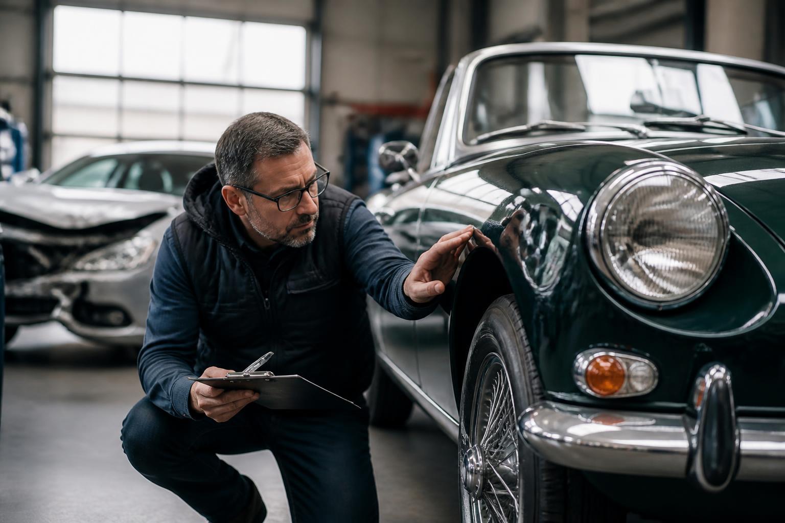>Kfz-Gutachter und Oldtimerbewertung: Warum unabhängige Expertise nach einem Unfall und beim Fahrzeugwert so wichtig ist