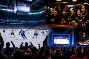 Eishockey live erleben zwischen Scorerliste, Sportsbar und Fanzone